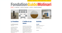 Desktop Screenshot of fondationguidomolinari.org